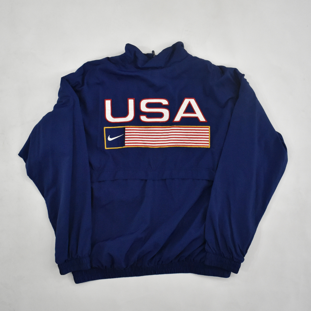 Vintage Nike Windbreaker USA 1996 With Embroidered Logo