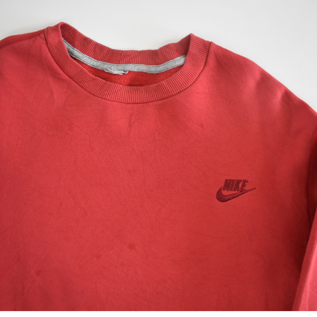 Vintage Nike Washed Red Crewneck