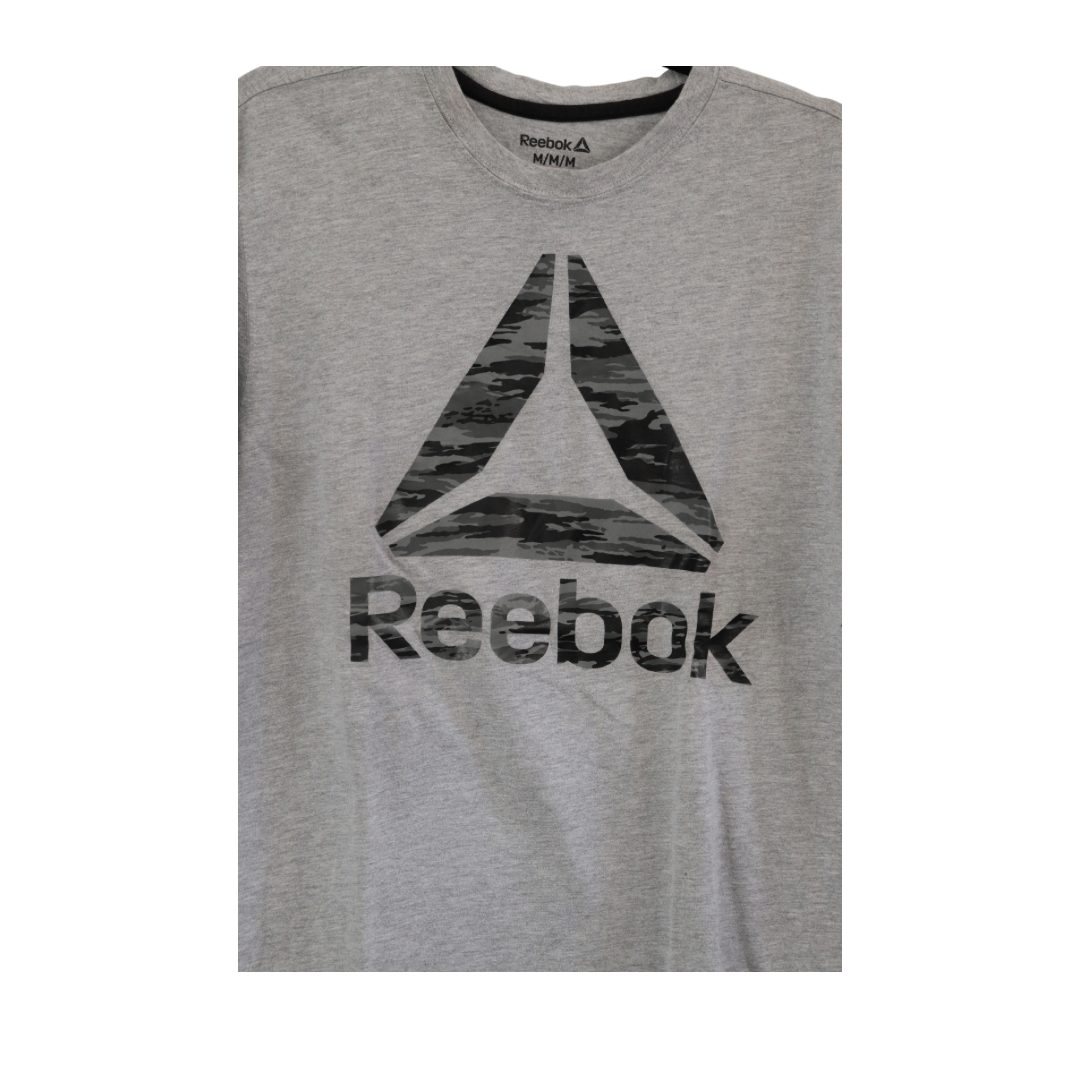 Reebok gray T-shirt with printed logo