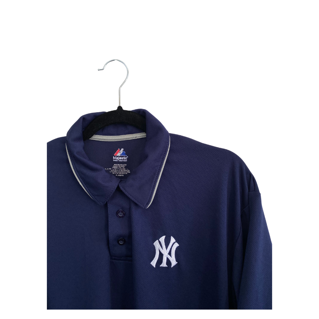 Vintage Majestic Yankees Sport Short Sleeve Shirt Men´s XL