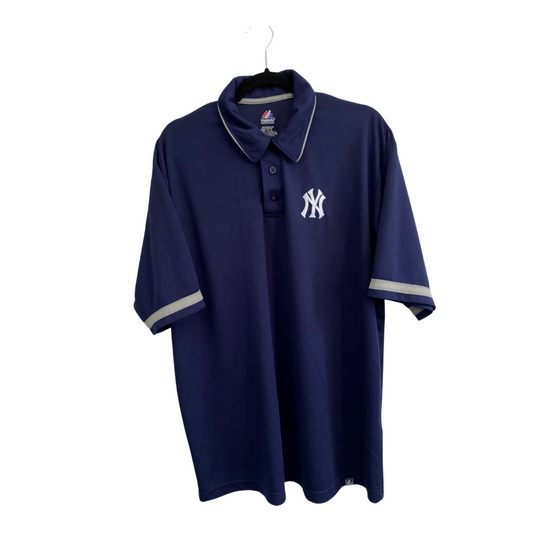 Vintage Majestic Yankees Sport Short Sleeve Shirt Men´s XL