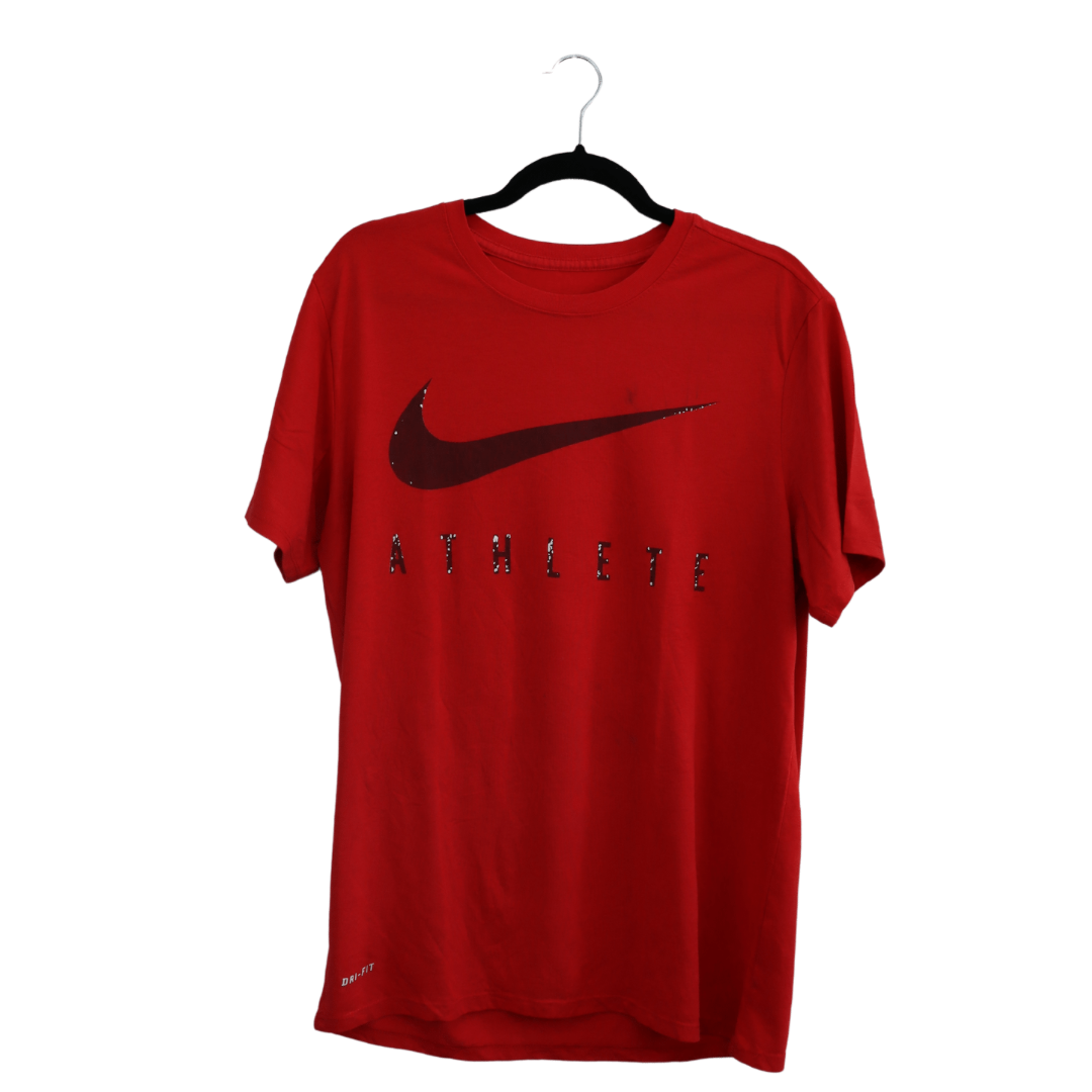 Nike red T-shirt with printed logo