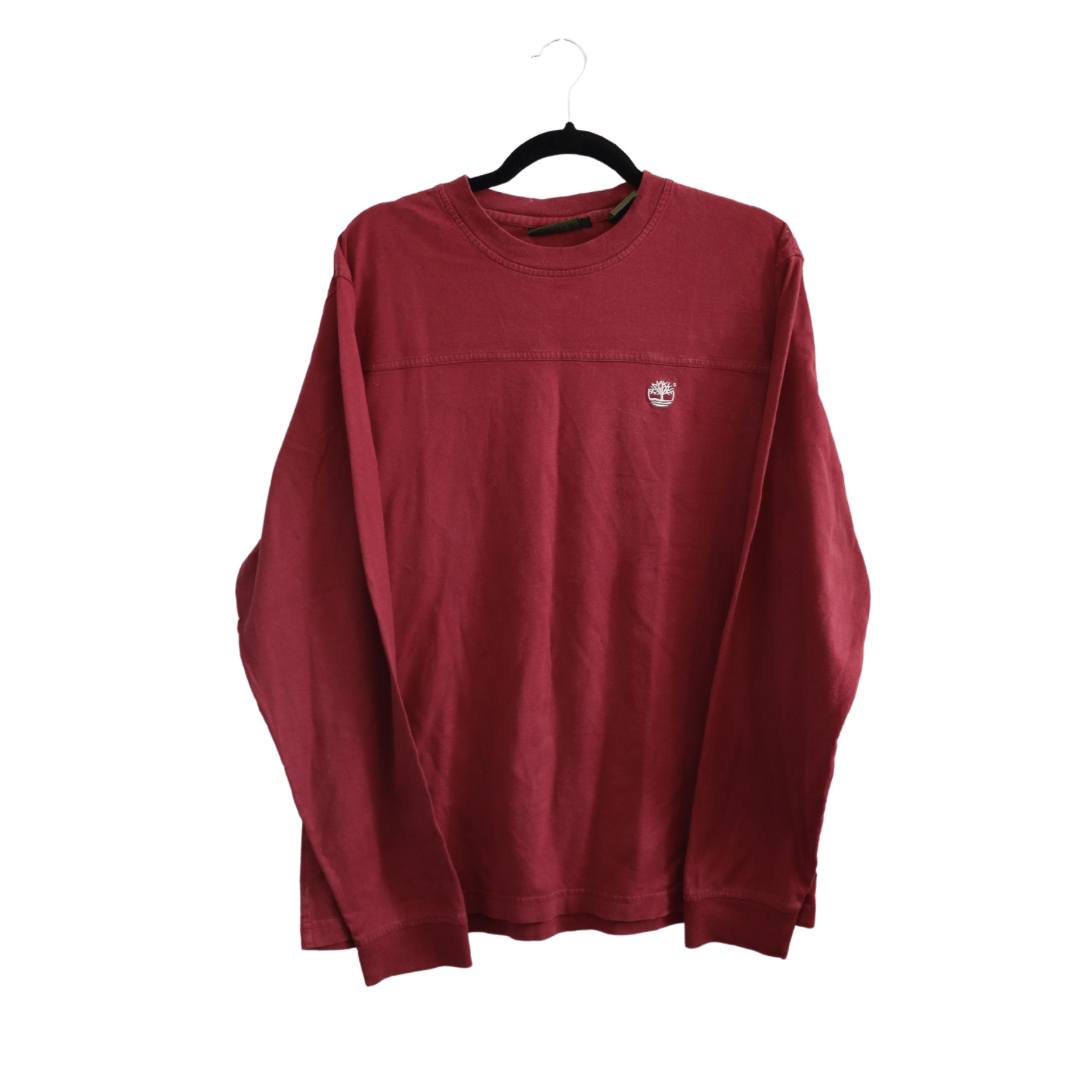 Timberland Red Long Sleeve T-Shirt