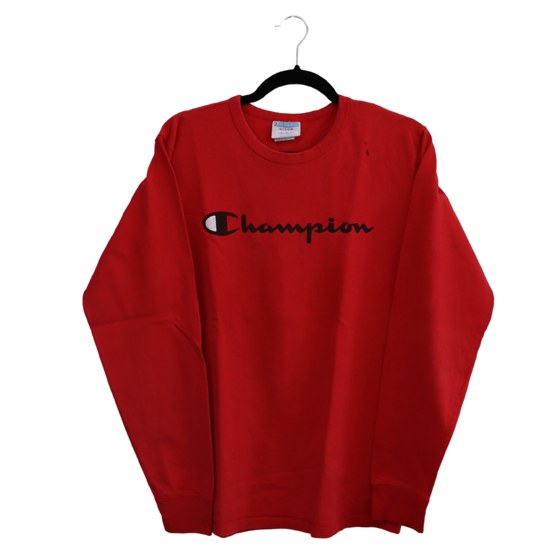 Champion red T-shirt with printed logo
